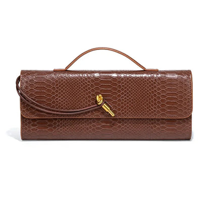 KIRA - Bolso Pequeño de lujo - Marrón - CARMEN VELVET