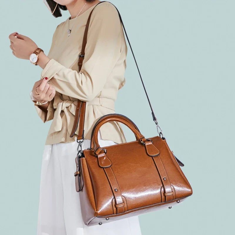 KORE - Bolso en cuero con bandolera - CARMEN VELVET