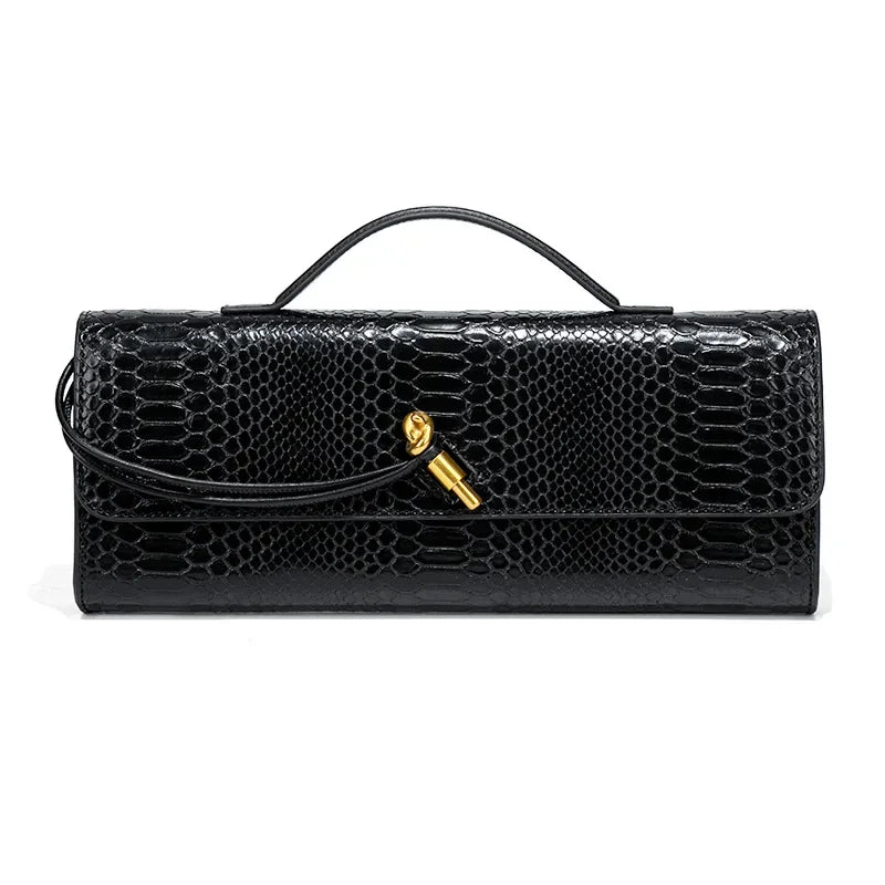 KIRA - Bolso Pequeño de lujo - Negro - CARMEN VELVET