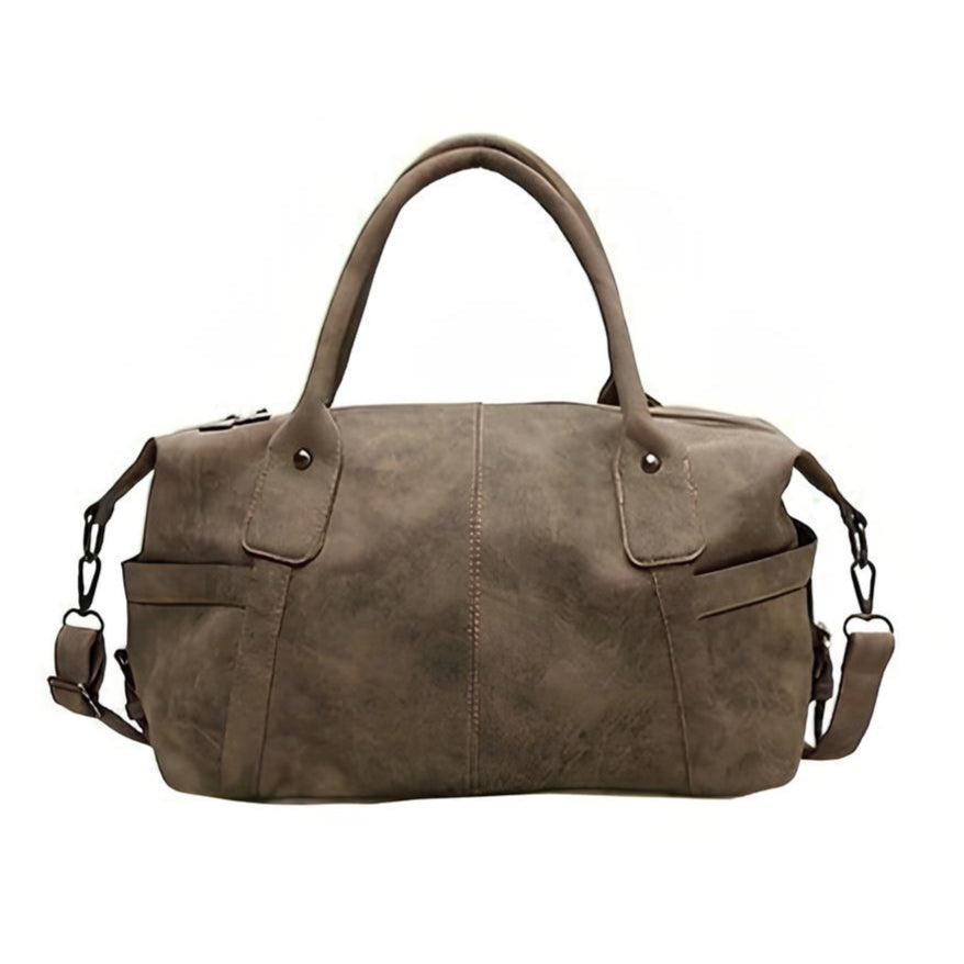 LADO - Bolso para el Día a Día tote en cuero - Caqui - CARMEN VELVET