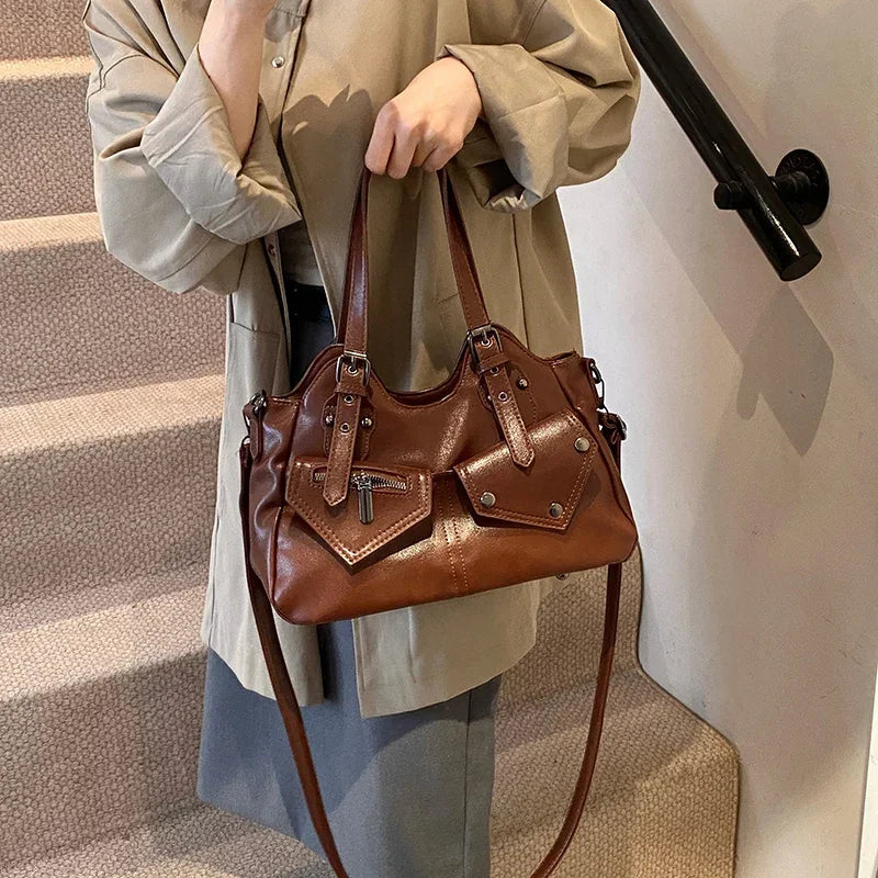 CYNTHIA - Bolso para el Día a Día de cuero multibolsillos - CARMEN VELVET