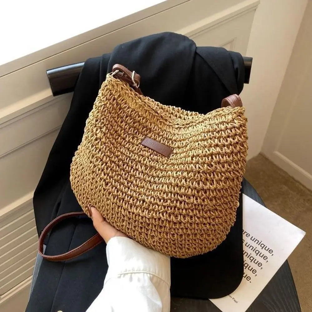 ESTHER - Bolso trenzado con bandolera - CARMEN VELVET