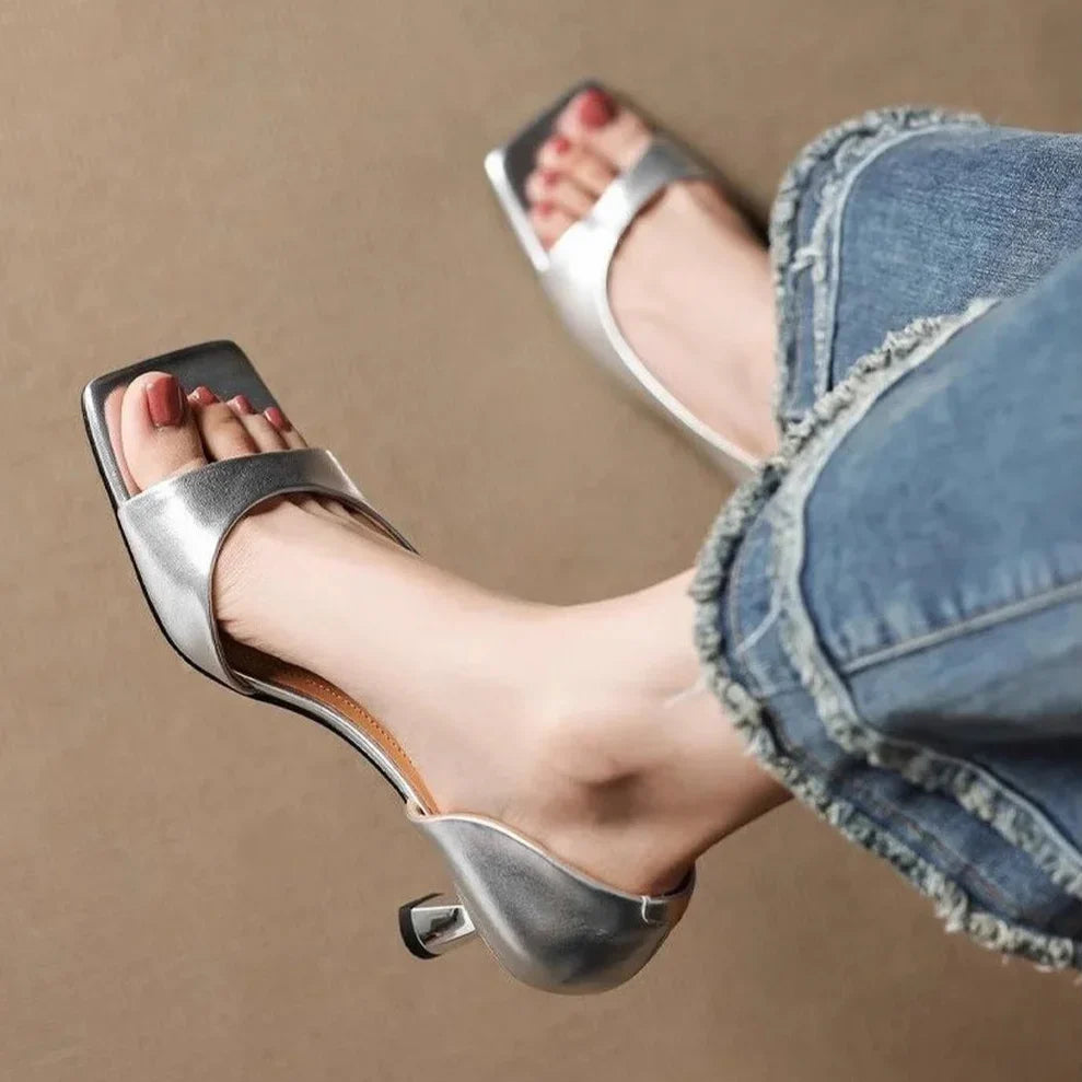 Amelia - Tacones de puntera cuadrada