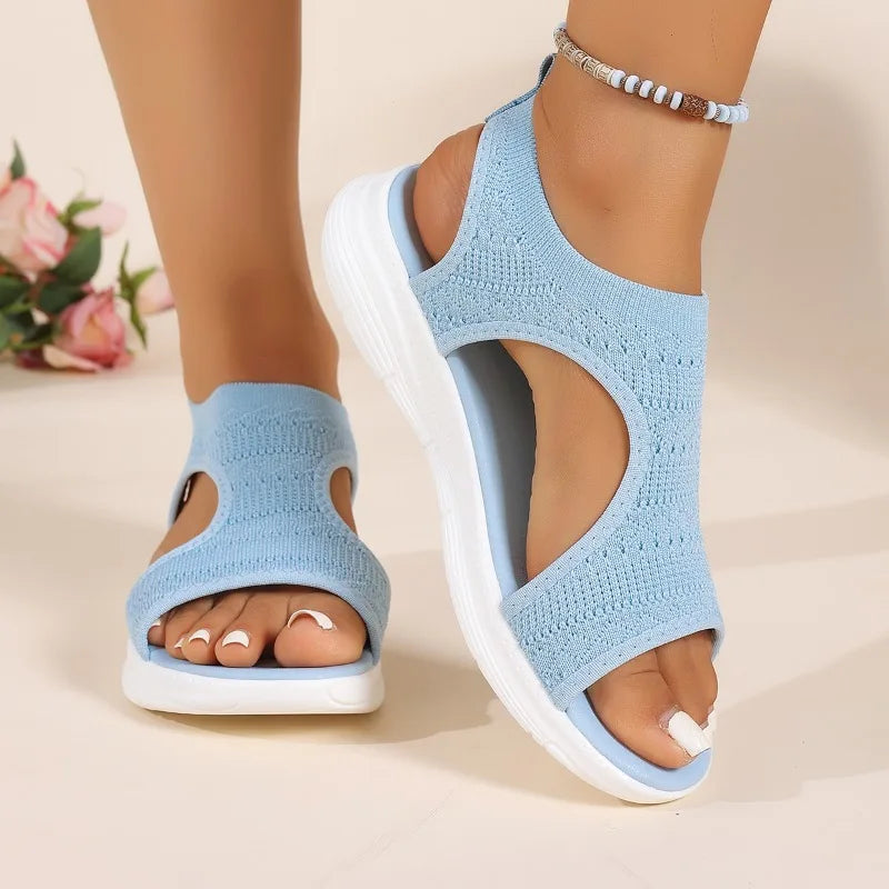 Julia - Sandalias de confort ergonómico Transpirables