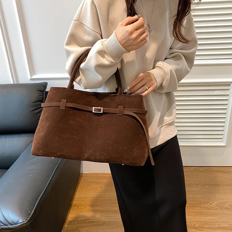 CARA - Bolso Bandolera en ante - CARMEN VELVET