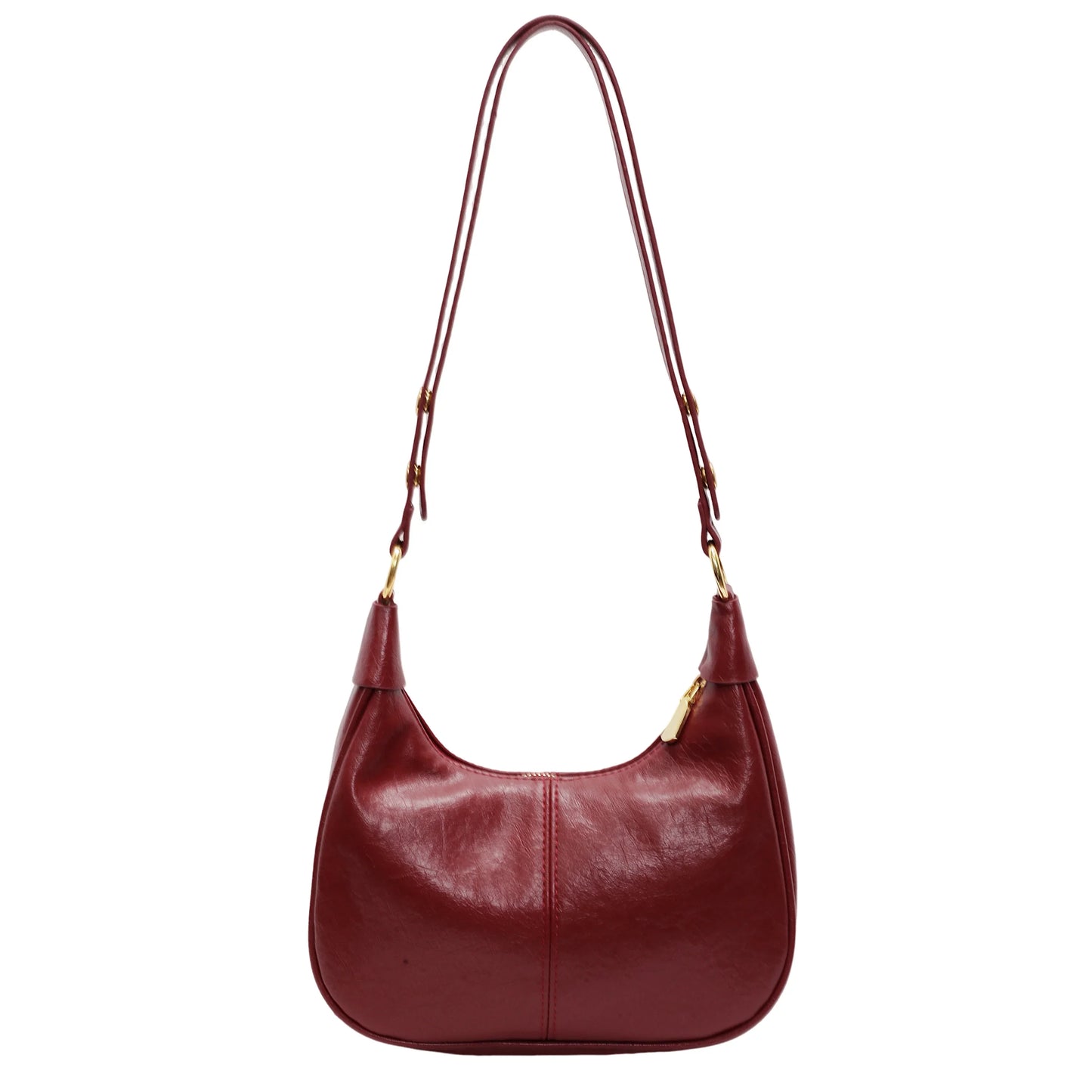 ALIA - Bolso Pequeño en cuero elegante - Rojo - CARMEN VELVET