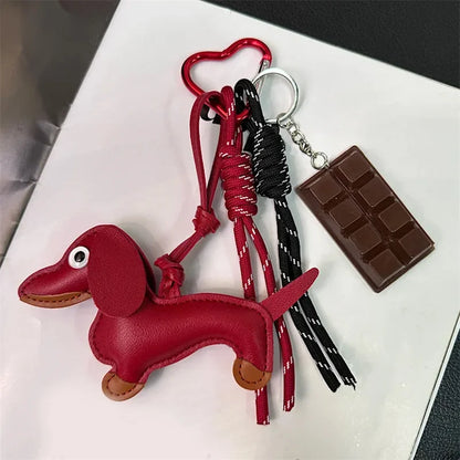 Porte-Clés en Cuir en forme de Teckel — image 6