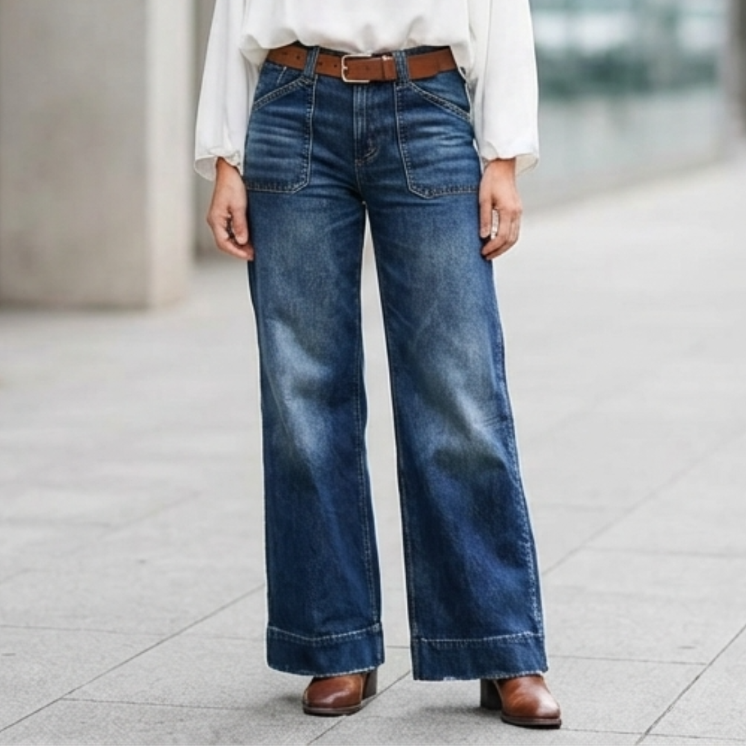 Brisa - Vaqueros de inspiración vintage acampanados