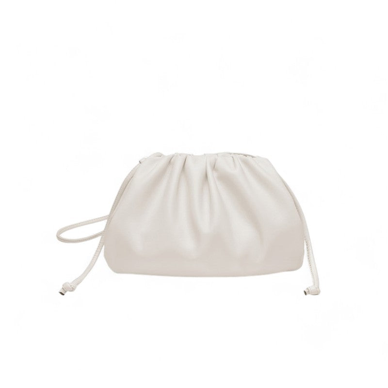 MILLY - Bolso Pequeño en cuero con bandolera - Blanco - CARMEN VELVET