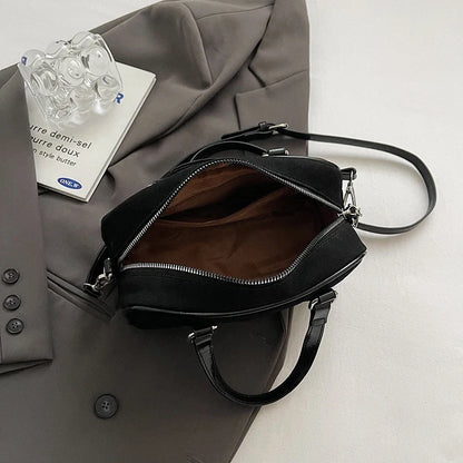 MOLY - Bolso en ante con bandolera - CARMEN VELVET