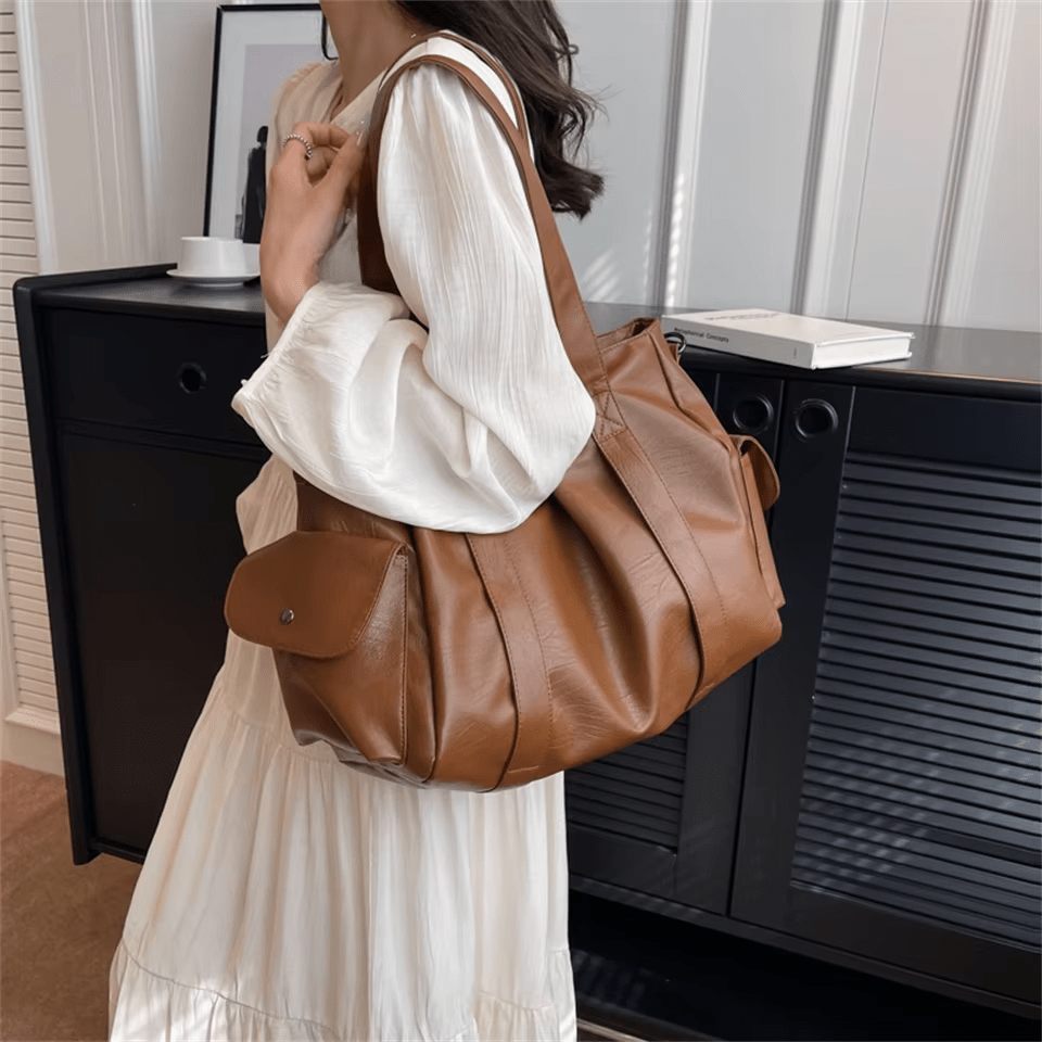 MÉLANIE - Bolso para el Día a Día espacioso en cuero suave - CARMEN VELVET