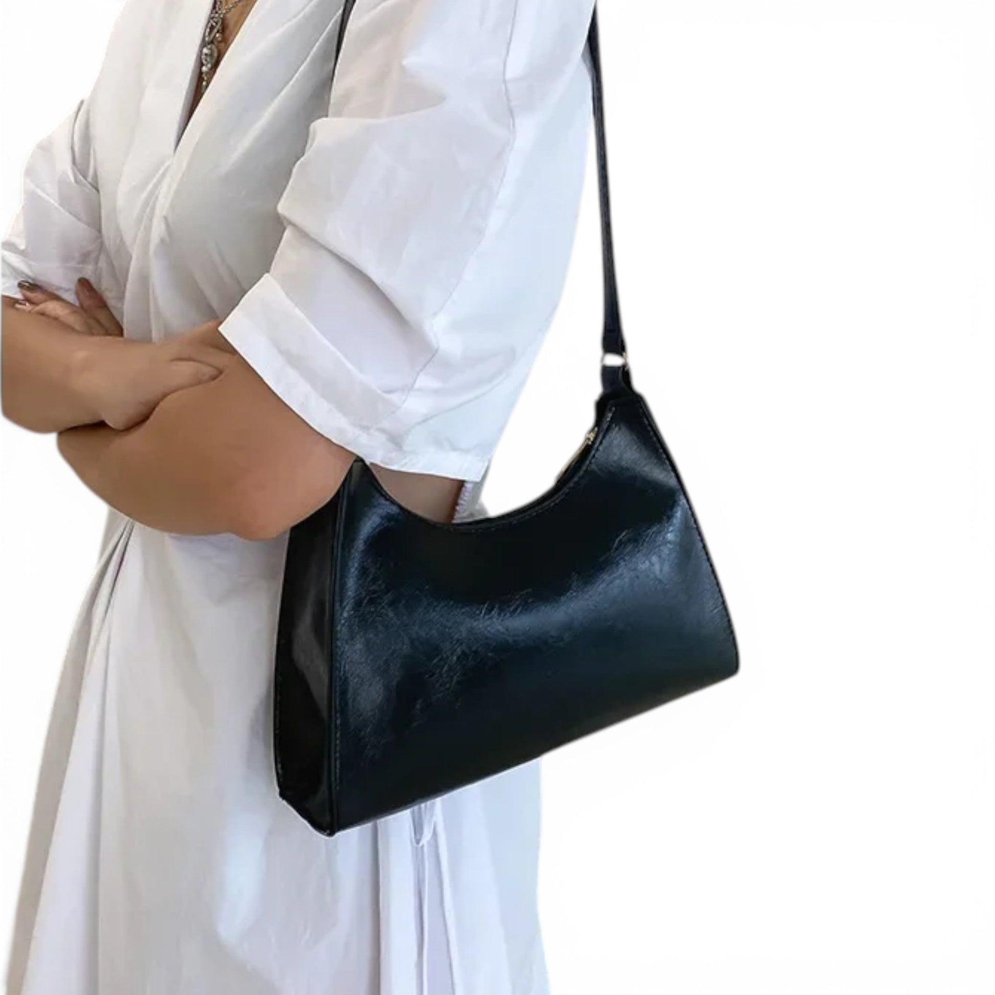 ÈVE - Bolso cuero resistente Vintage - CARMEN VELVET