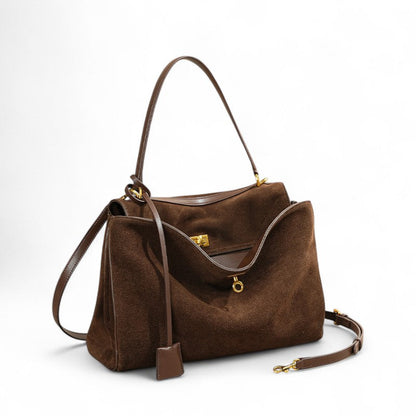 KELLY - Bolso Grande Chic en ante - CARMEN VELVET