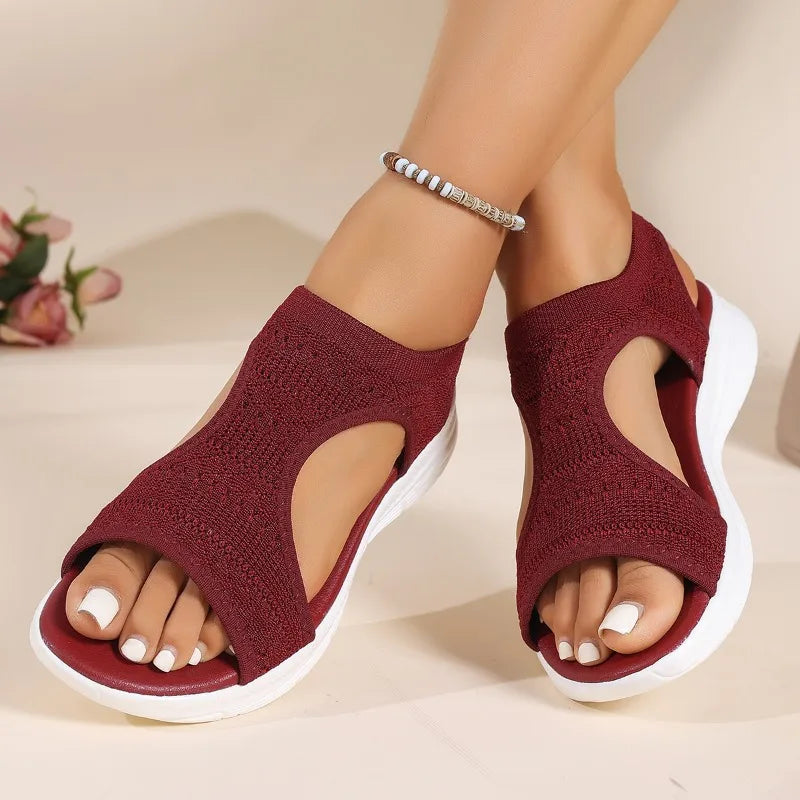Julia - Sandalias de confort ergonómico Transpirables