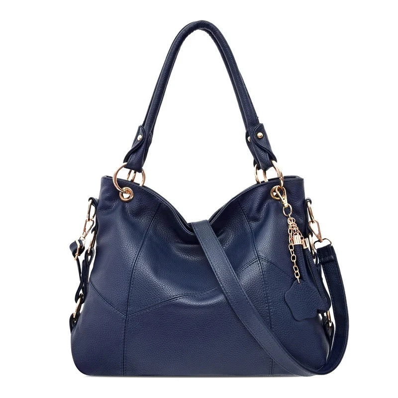 DEMEANOR - Bolso Bandolera para el Día a Día de tendencia - Azul - CARMEN VELVET