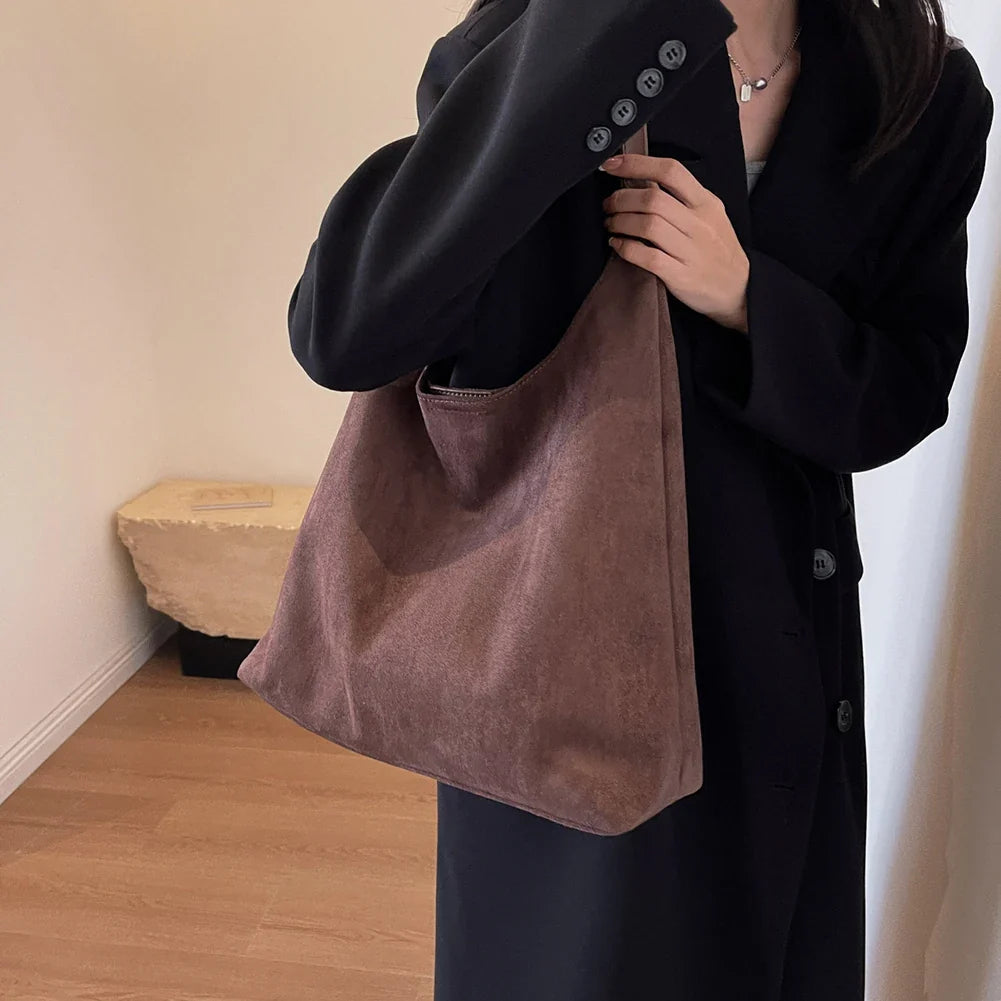 CLEA - Bolso Tote en ante - CARMEN VELVET