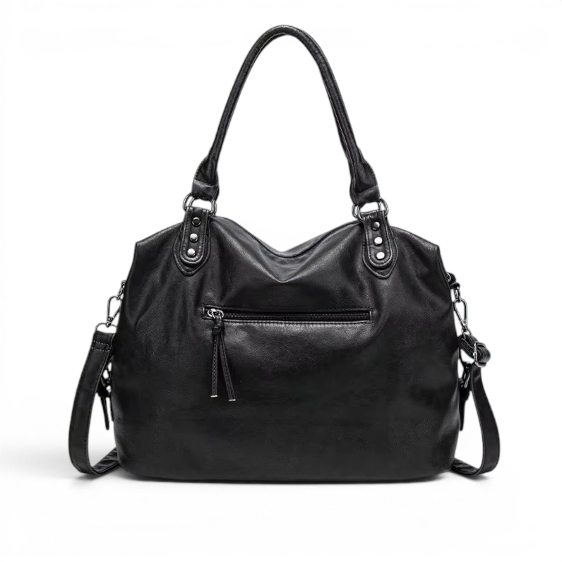 QARYA - Bolso para el Día a Día de cuero multibolsillos - CARMEN VELVET