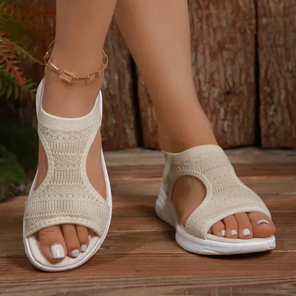 Julia - Sandalias de confort ergonómico Transpirables