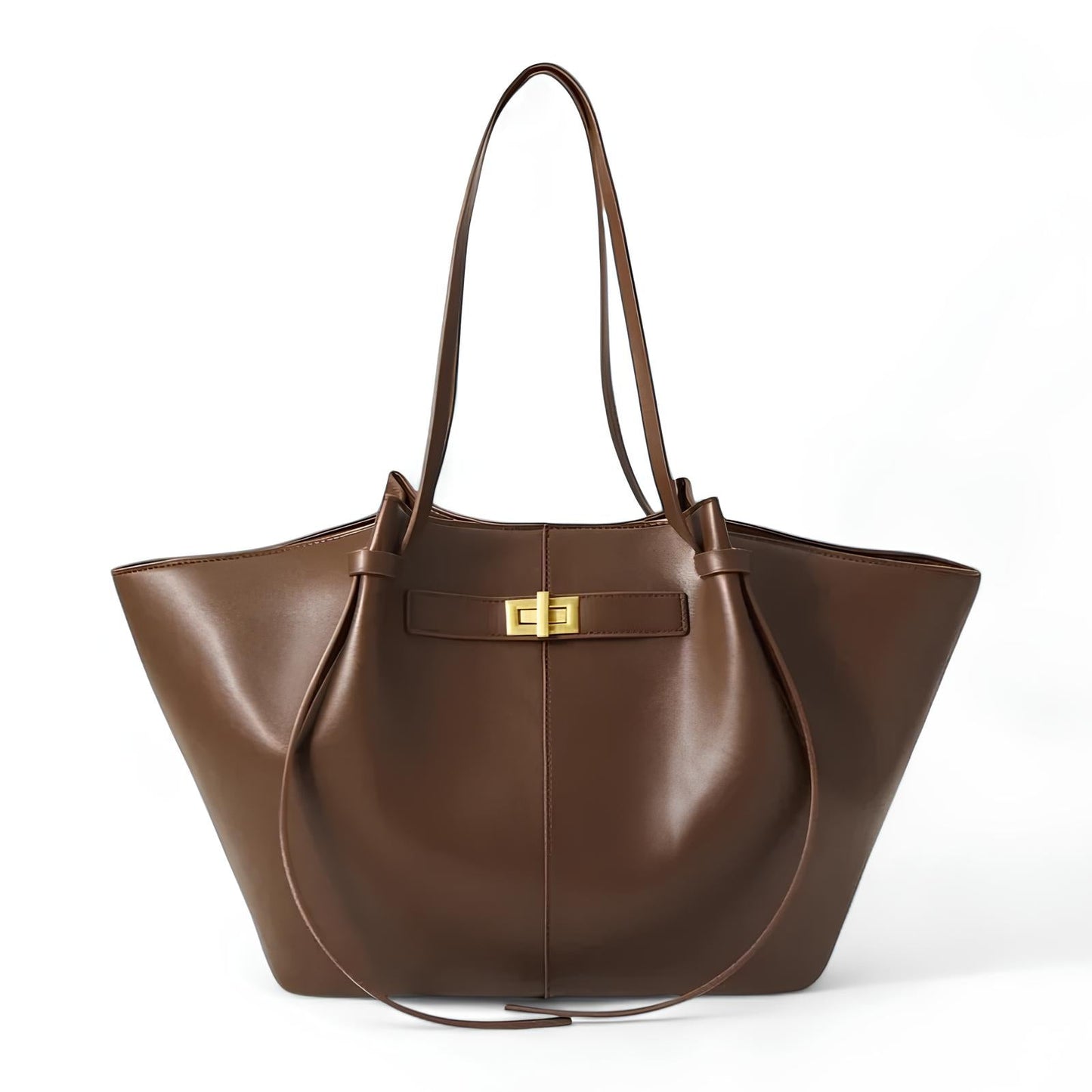 ARYS - Bolso para el Día a Día de cuero elegante gran capacidad Café - Café - CARMEN VELVET