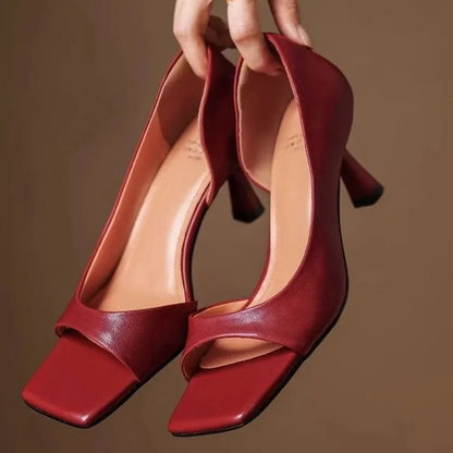 Amelia - Tacones de puntera cuadrada