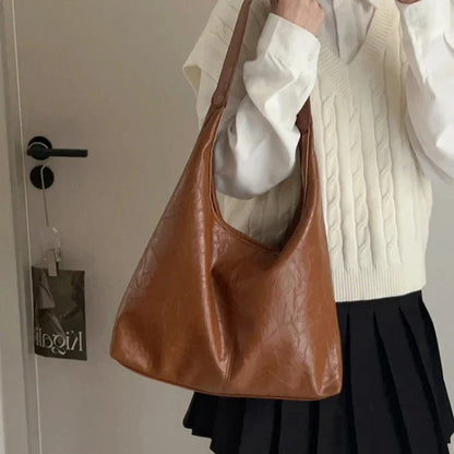 MARION - Bolso Tote Grande en cuero Chic - CARMEN VELVET