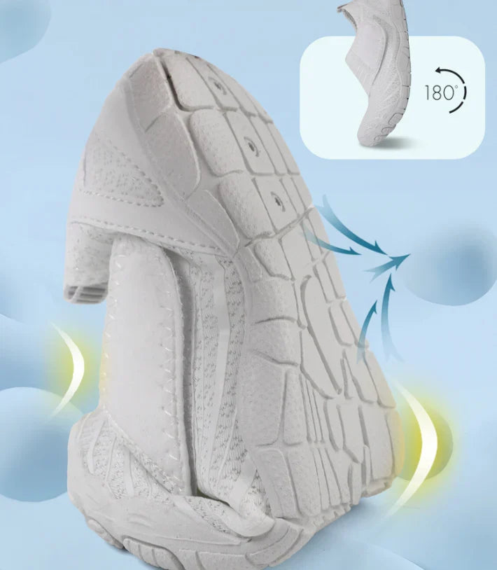 Carla - Zapatillas barefoot de senderismo con suela de buen agarre y de confort diario