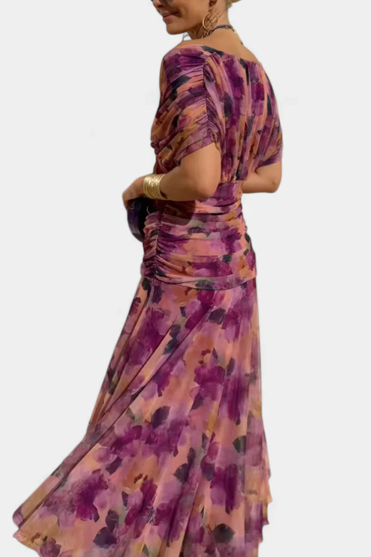 Azure - Vestido floral de elegancia ligera