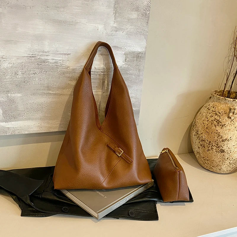 LICA - Bolso Grande para el Día a Día en cuero suave - CARMEN VELVET