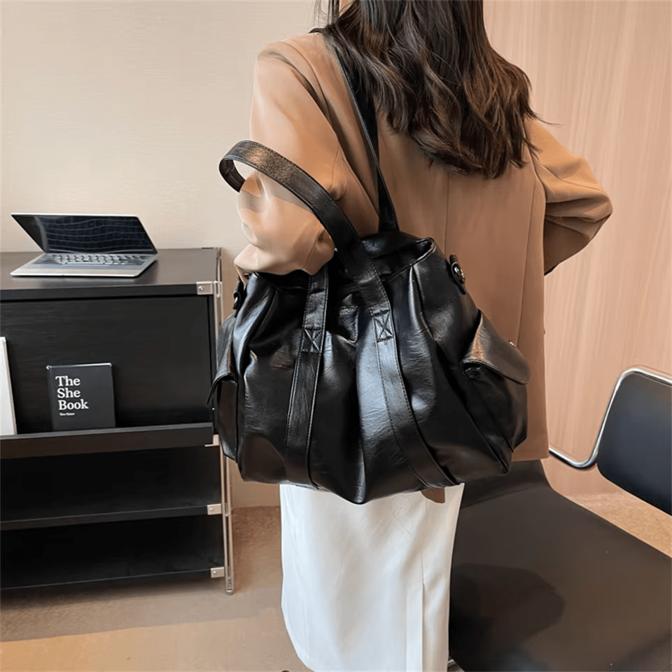 MÉLANIE - Bolso para el Día a Día espacioso en cuero suave - CARMEN VELVET