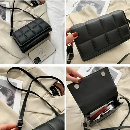 HEBI - Bolso Pequeño en cuero acolchado - CARMEN VELVET