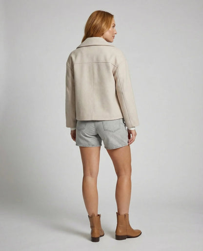Daniela - Chaqueta cruzada elegante con botones