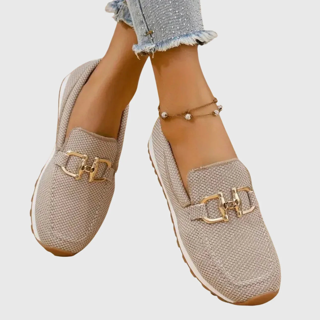Ria - Zapatillas de confort ergonómico de tejido transpirable