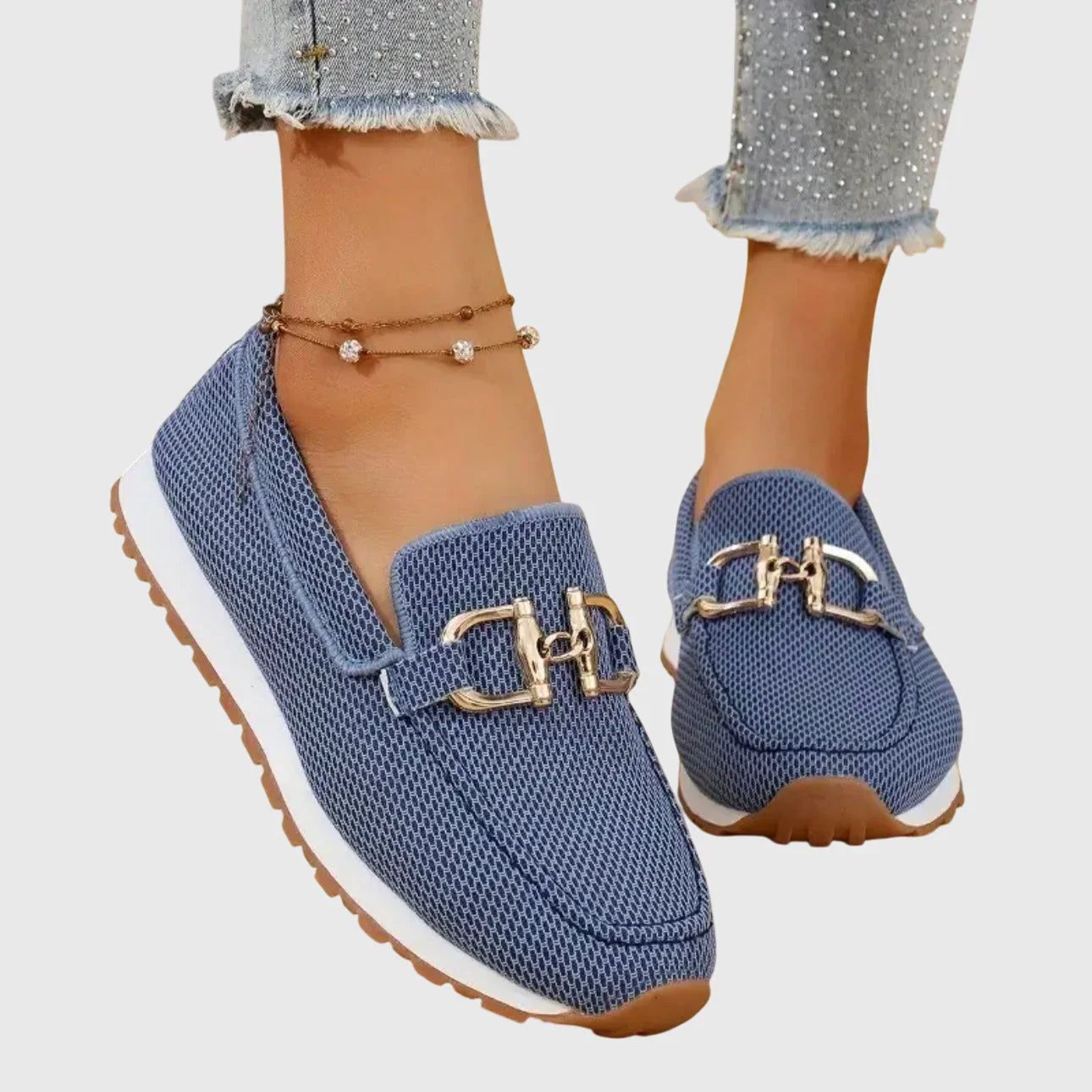 Ria - Zapatillas de confort ergonómico de tejido transpirable