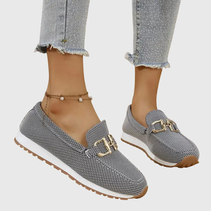 Ria - Zapatillas de confort ergonómico de tejido transpirable