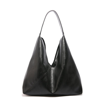 TALIS - Bolso Grande hombro elegante - Negro - CARMEN VELVET