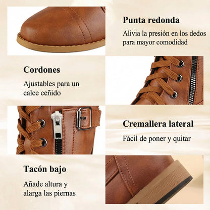 Valentina - Botas con soporte plantar de puntera redonda
