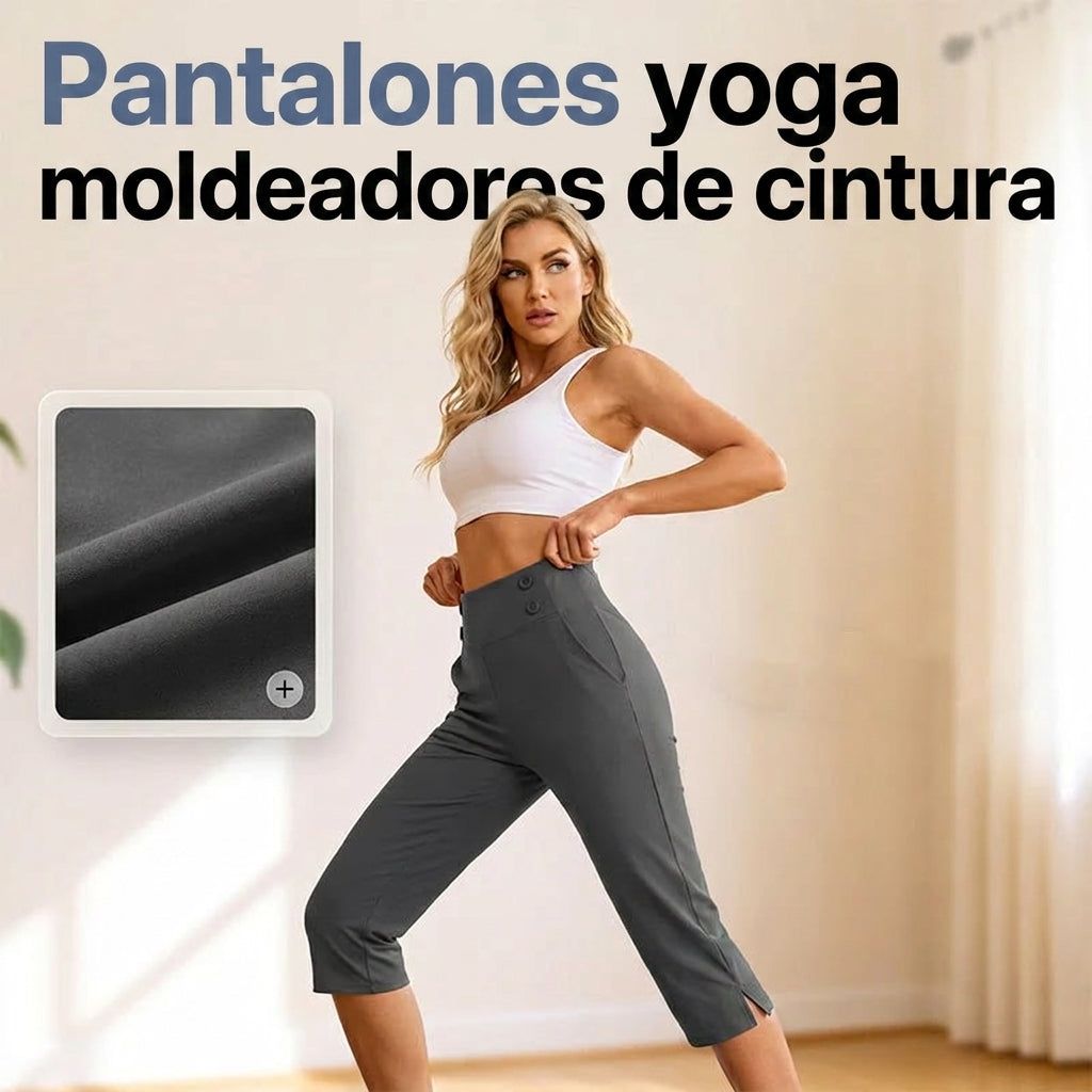 Kaia - Pantalones de yoga elegantes con efecto moldeador