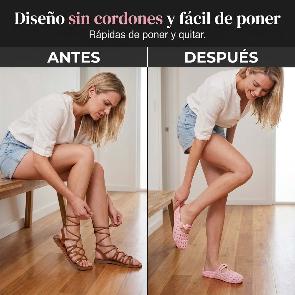 Mariona - Zuecos ligeros y transpirables