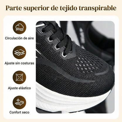 Nerea - Zapatillas deportivas transpirables con amortiguación ligera y pisada confortable para correr y entrenar