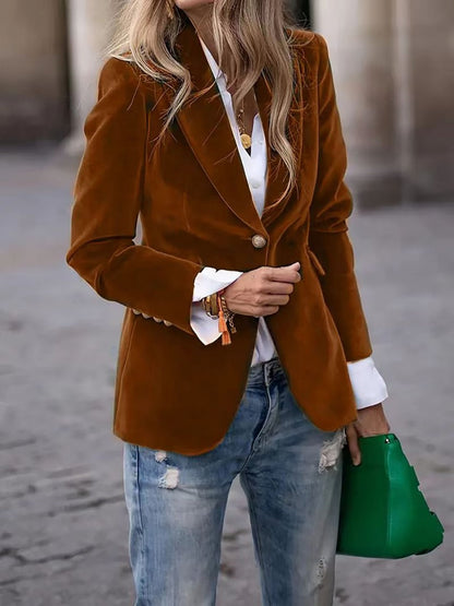 Noa - Blazer elegante de terciopelo