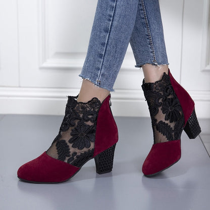 Bruna - Tacones altos de encaje