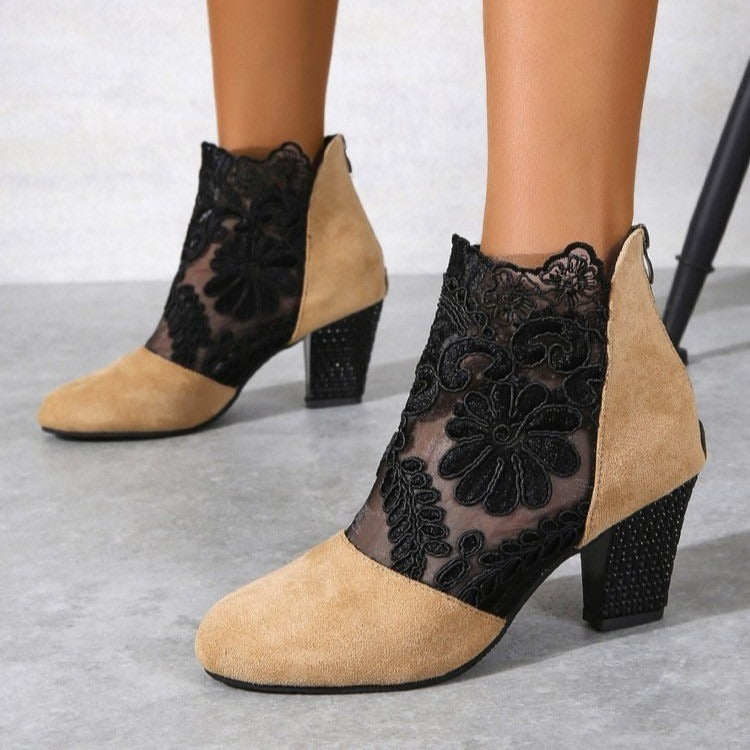 Bruna - Tacones altos de encaje