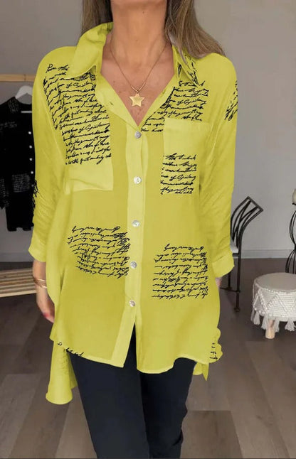 Lara - Camisa estampada elegante y versátil