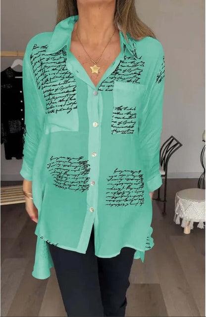 Lara - Camisa estampada elegante y versátil