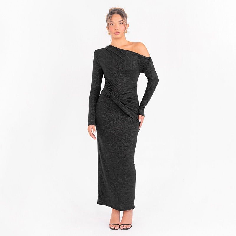 Maia - Vestido largo brillante