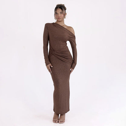 Maia - Vestido largo brillante
