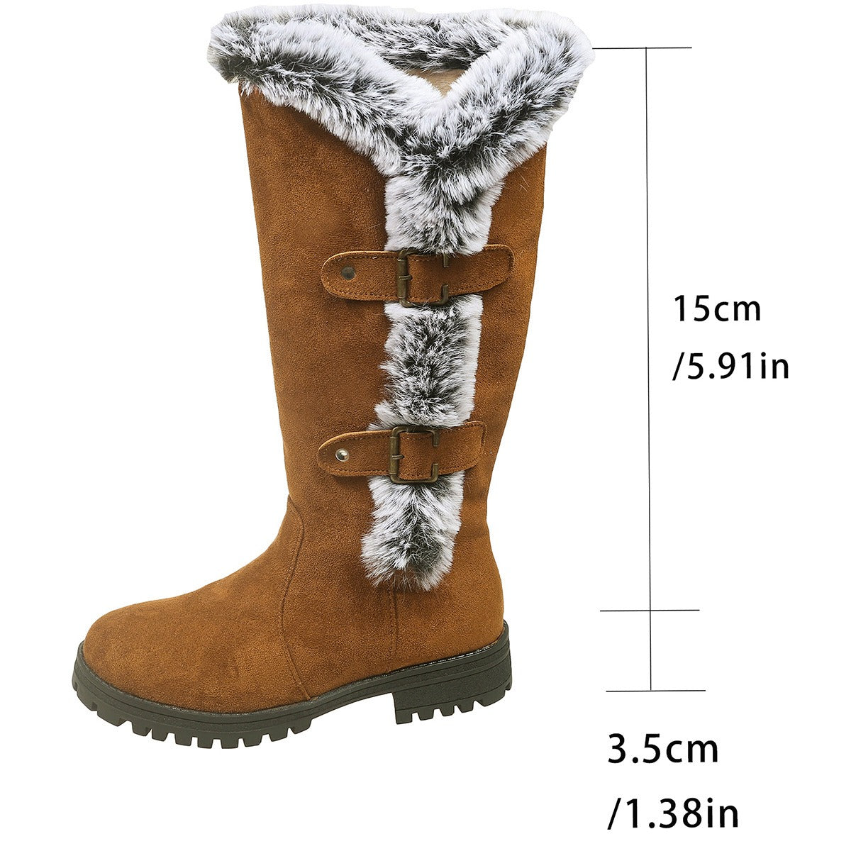 Lisandra - Botas de nieve con forro cálido