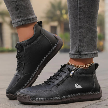 Amaia - Zapatillas ergonómicas de confort diario con cremallera