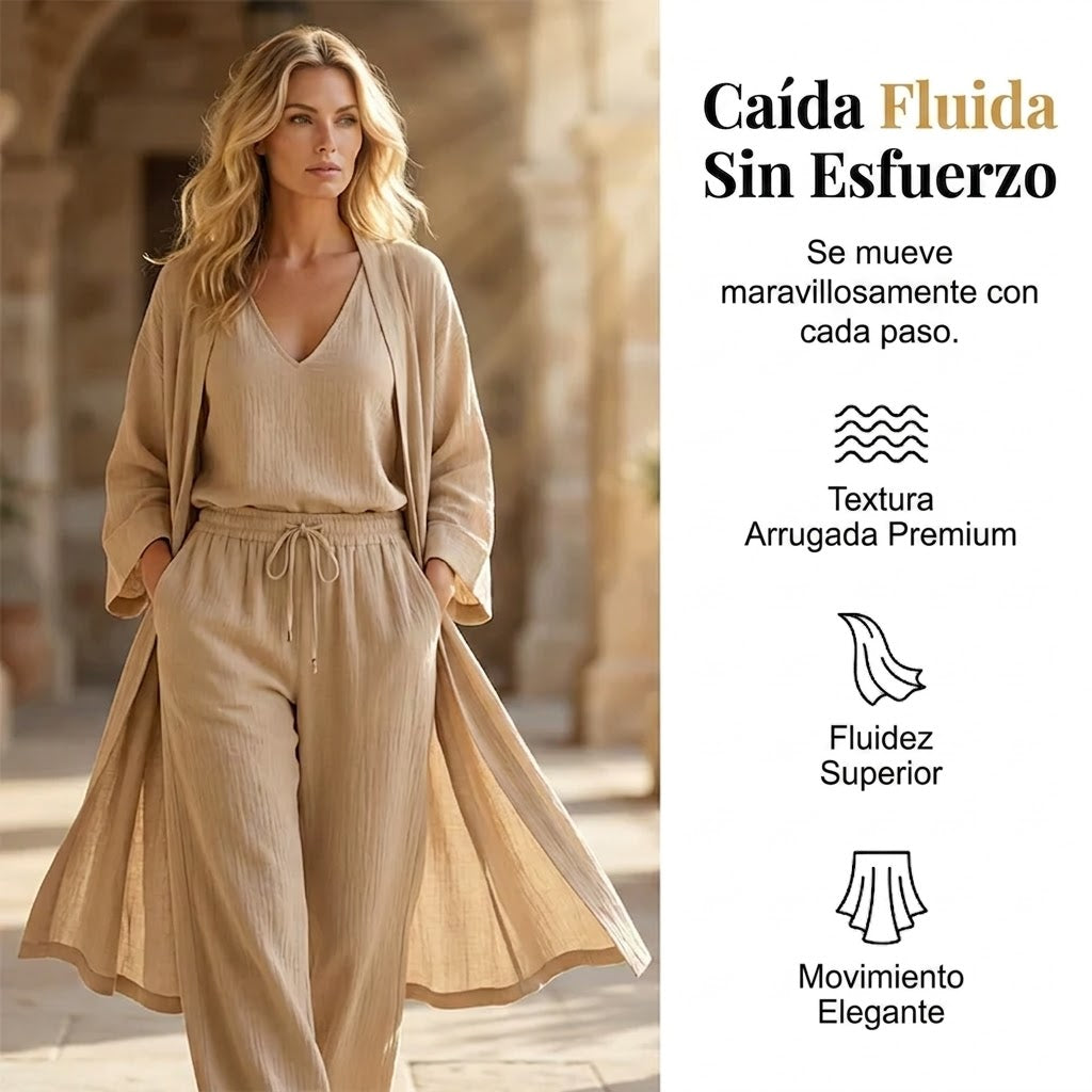 Daniela - Conjunto elegante de tres piezas