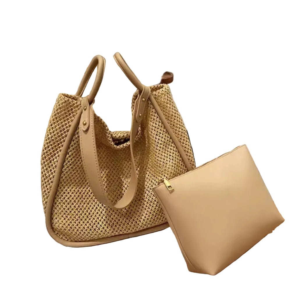 Celia - Sac seau tissé avec pochette — image 10